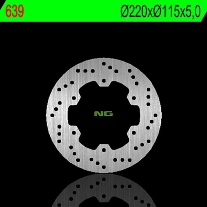 Disco de freno NG 639 220 x 5 mm redondo fijo