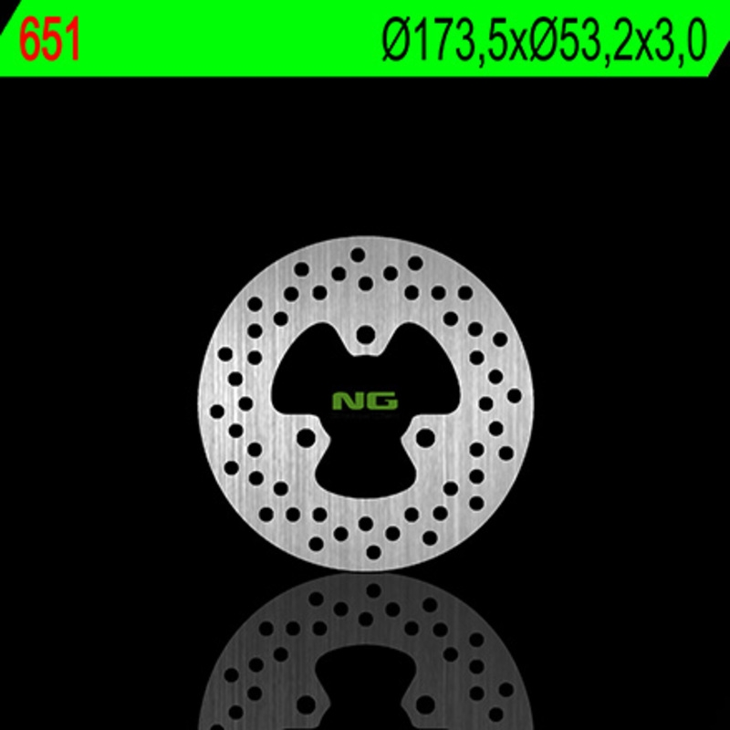 Disco de freno NG 651 174 x 3 mm redondo fijo