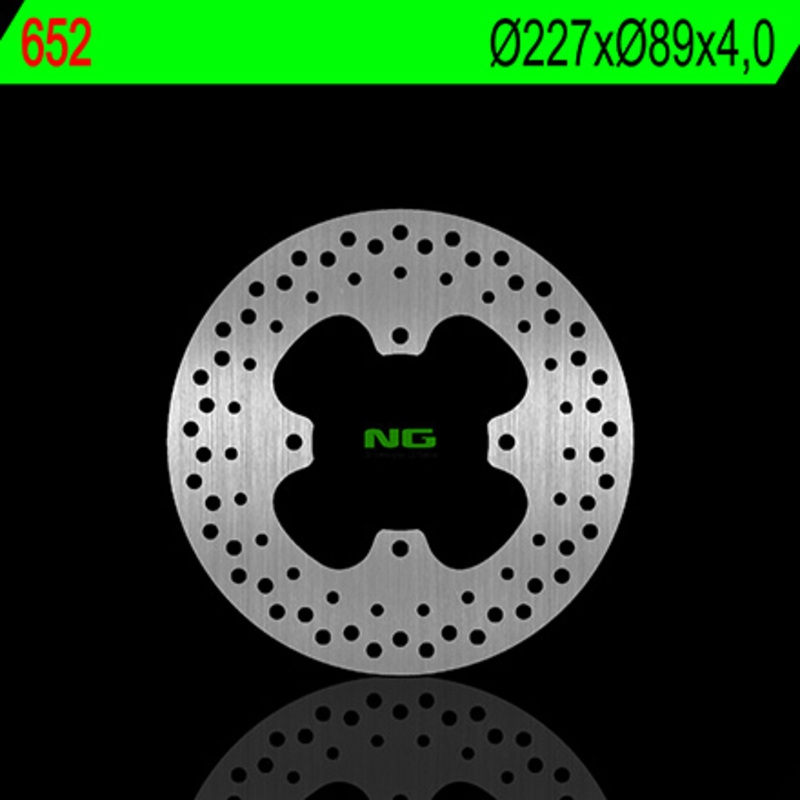 Disco de freno NG 652 227 x 4 mm redondo fijo