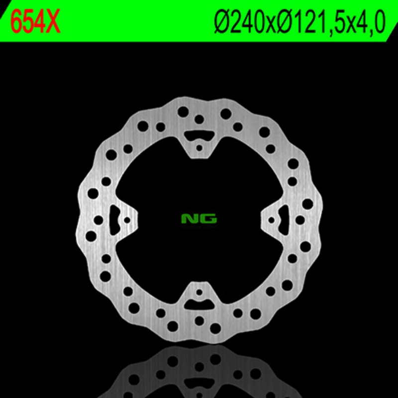 Disco de freno NG 654X 240 x 4 mm ondulado fijo