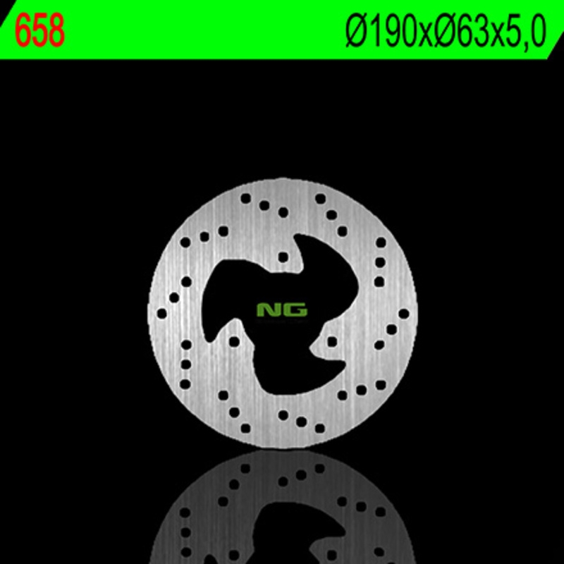 Disco de freno NG 658 190 x 5 mm redondo fijo