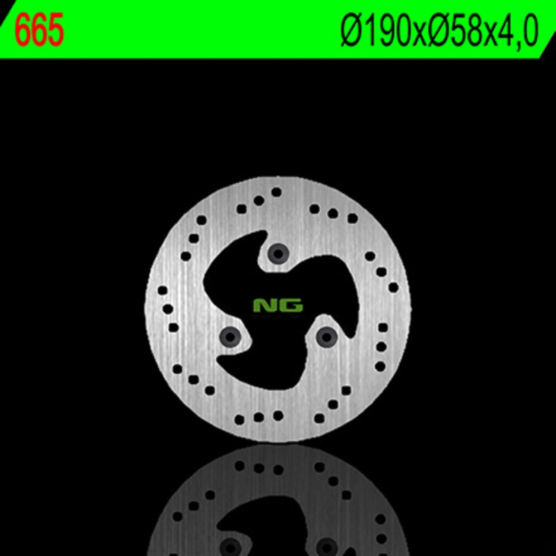 Disco de freno NG 665 190 x 4 mm redondo fijo