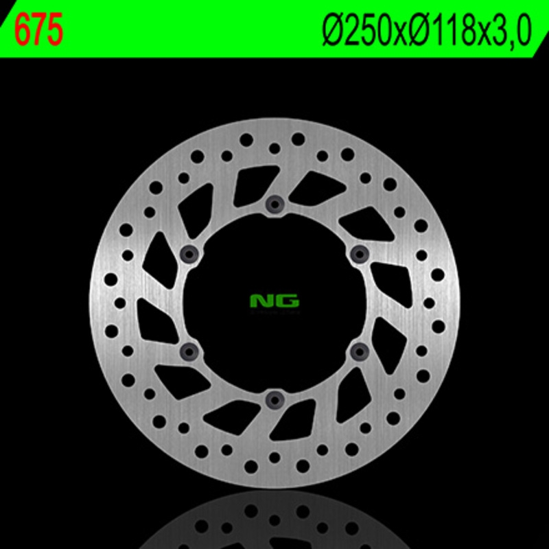 Disco de freno NG 675 250 x 3 mm redondo fijo