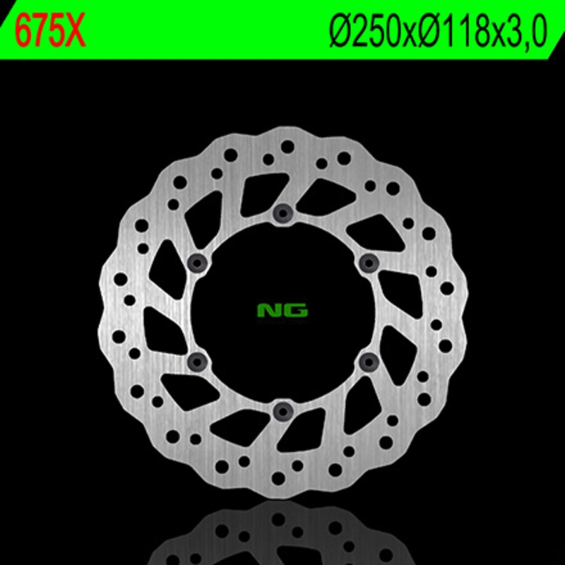 Disco de freno NG 675X 250 x 3 mm ondulado fijo