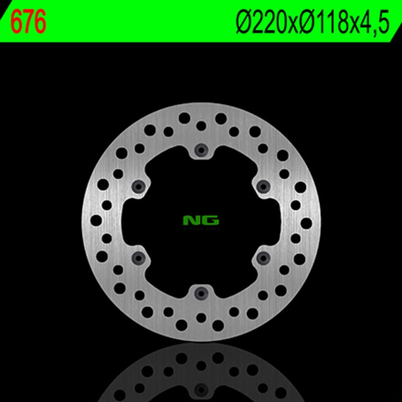 Disco de freno NG 676 220 x 4,5 mm redondo fijo