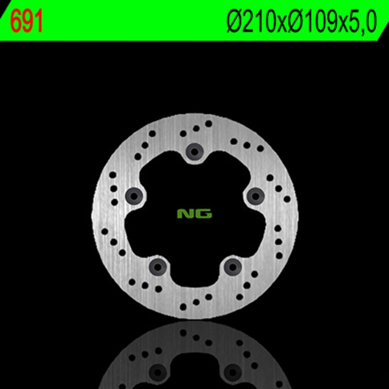 Disco de freno NG 691 210 x 5 mm redondo fijo