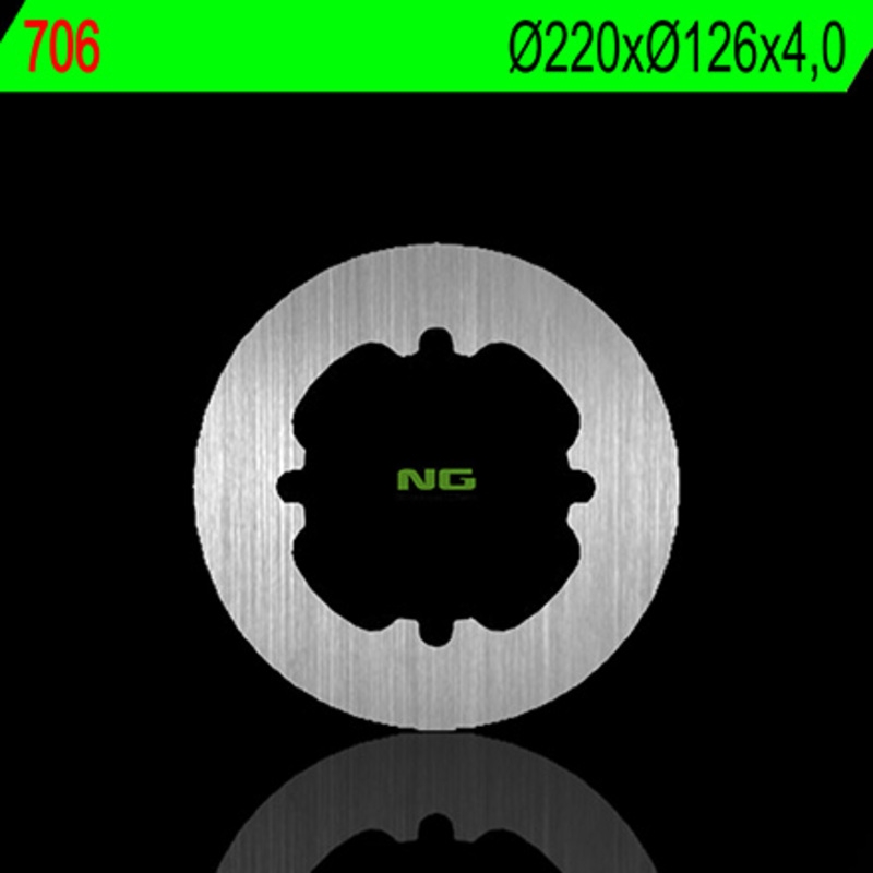 Disco de freno NG 706 220 x 4 mm redondo fijo
