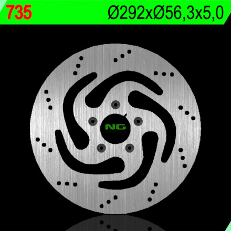 Disco de freno NG 735 292,1 x 5 mm redondo fijo