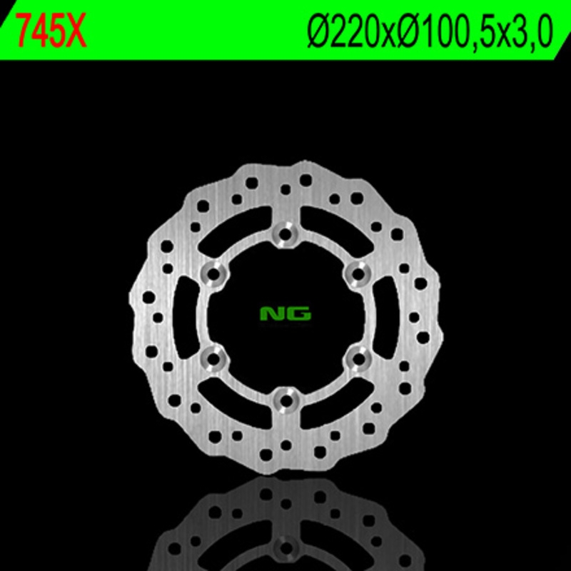 Disco de freno NG 745X 220 x 3 mm ondulado fijo