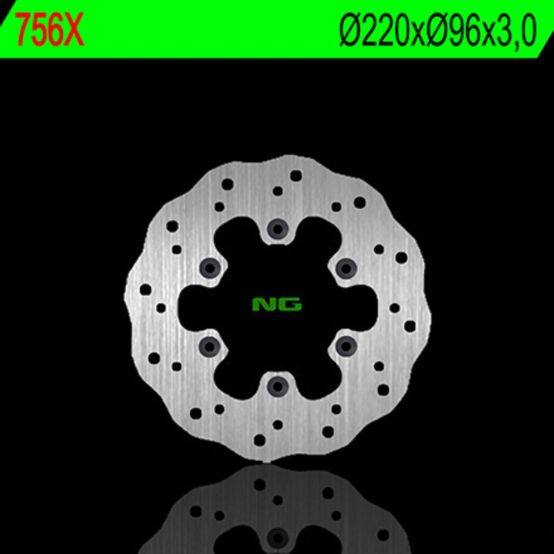 Disco de freno NG 756X 220 x 3 mm ondulado fijo
