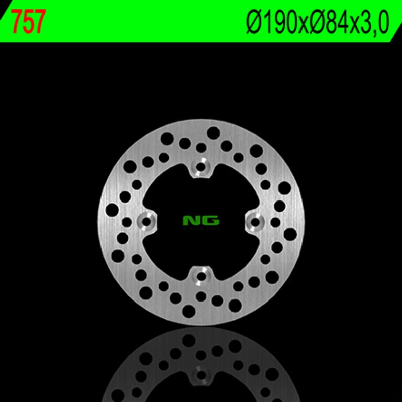 Disco de freno NG 757 190 x 3 mm redondo fijo