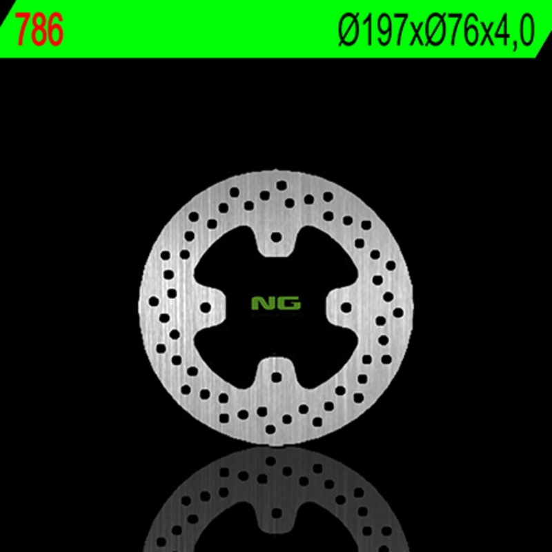Disco de freno NG 786 197 x 4 mm redondo fijo