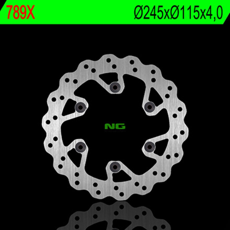Disco de freno NG 789X 245 x 4 mm ondulado fijo