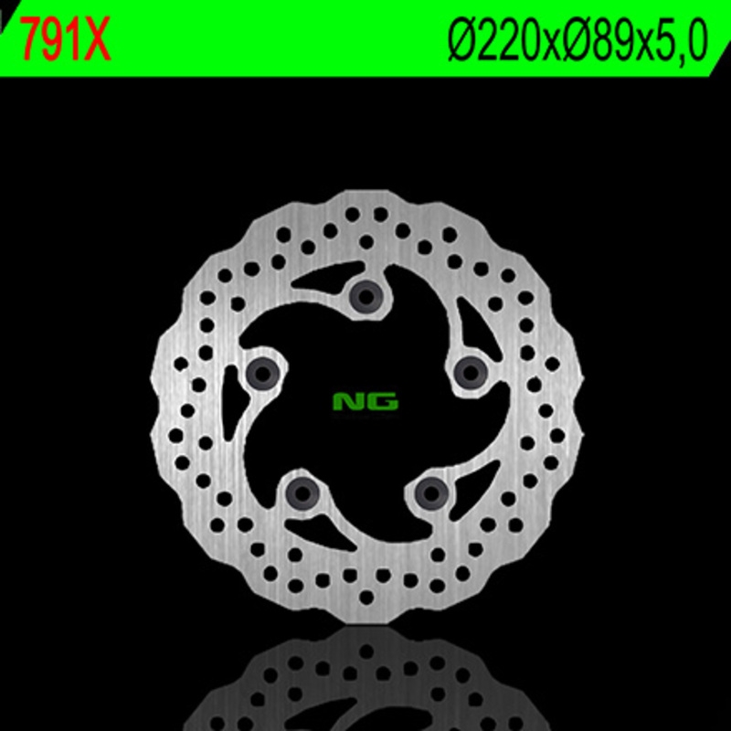 Disco de freno NG 791X 220 x 5 mm ondulado fijo