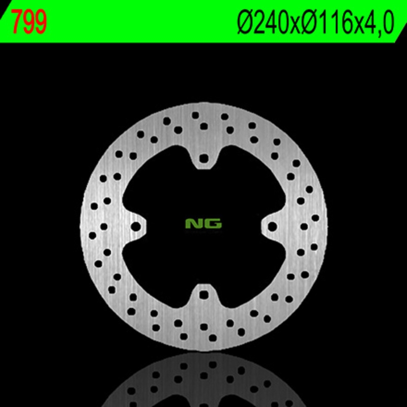 Disco de freno NG 799 240 x 4 mm redondo fijo