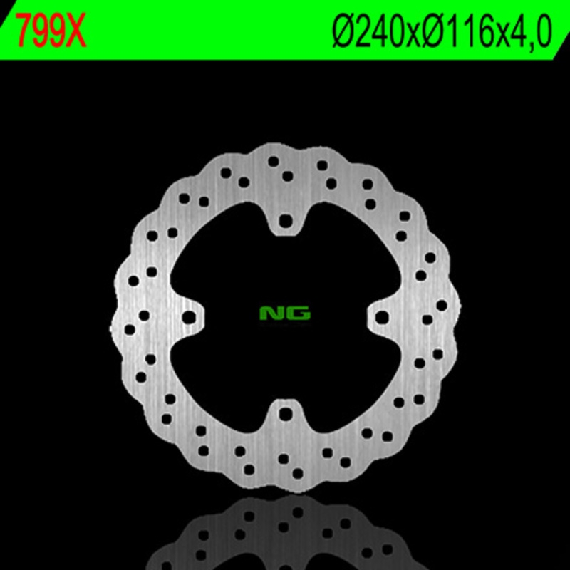 Disco de freno NG 799X 240 x 4 mm ondulado fijo