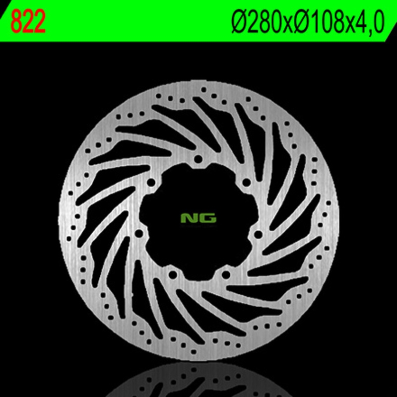 Disco de freno NG 822 280 x 4 mm redondo fijo