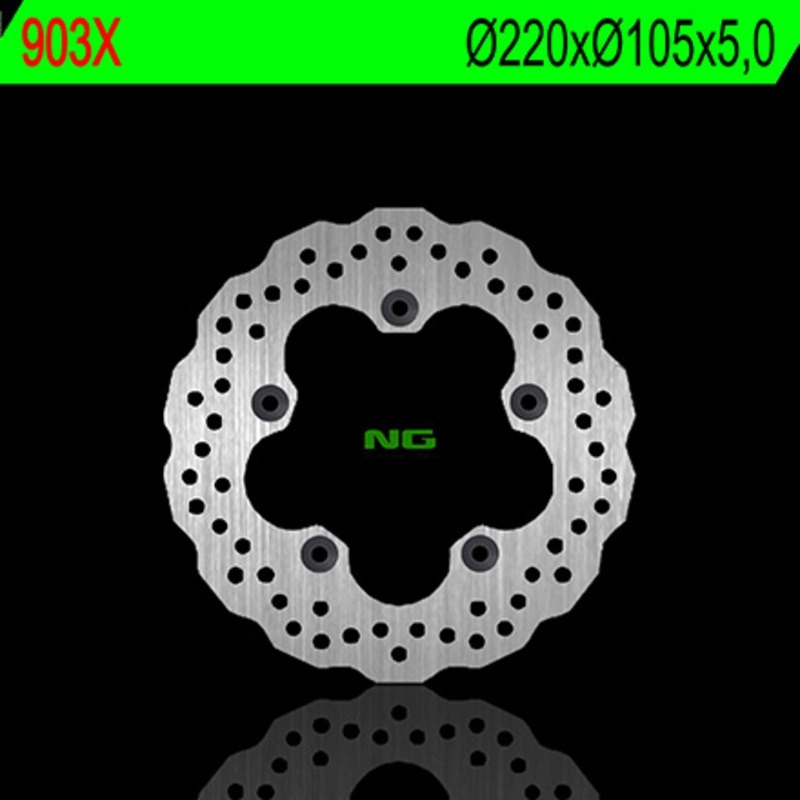 Disco de freno NG 903X 220 x 5 mm ondulado fijo