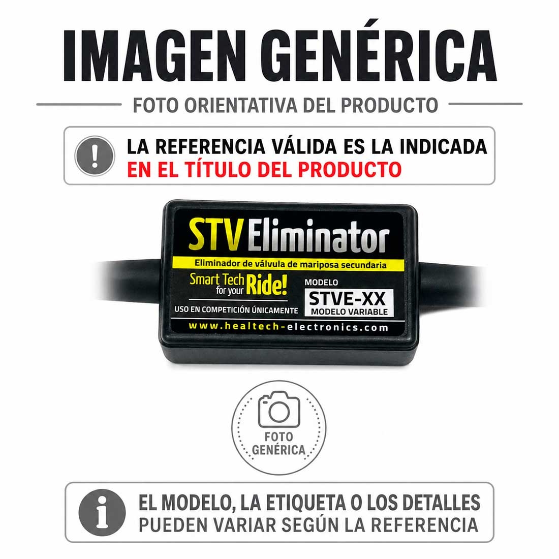 Emulador mariposa secundaria Healtech STVE-02