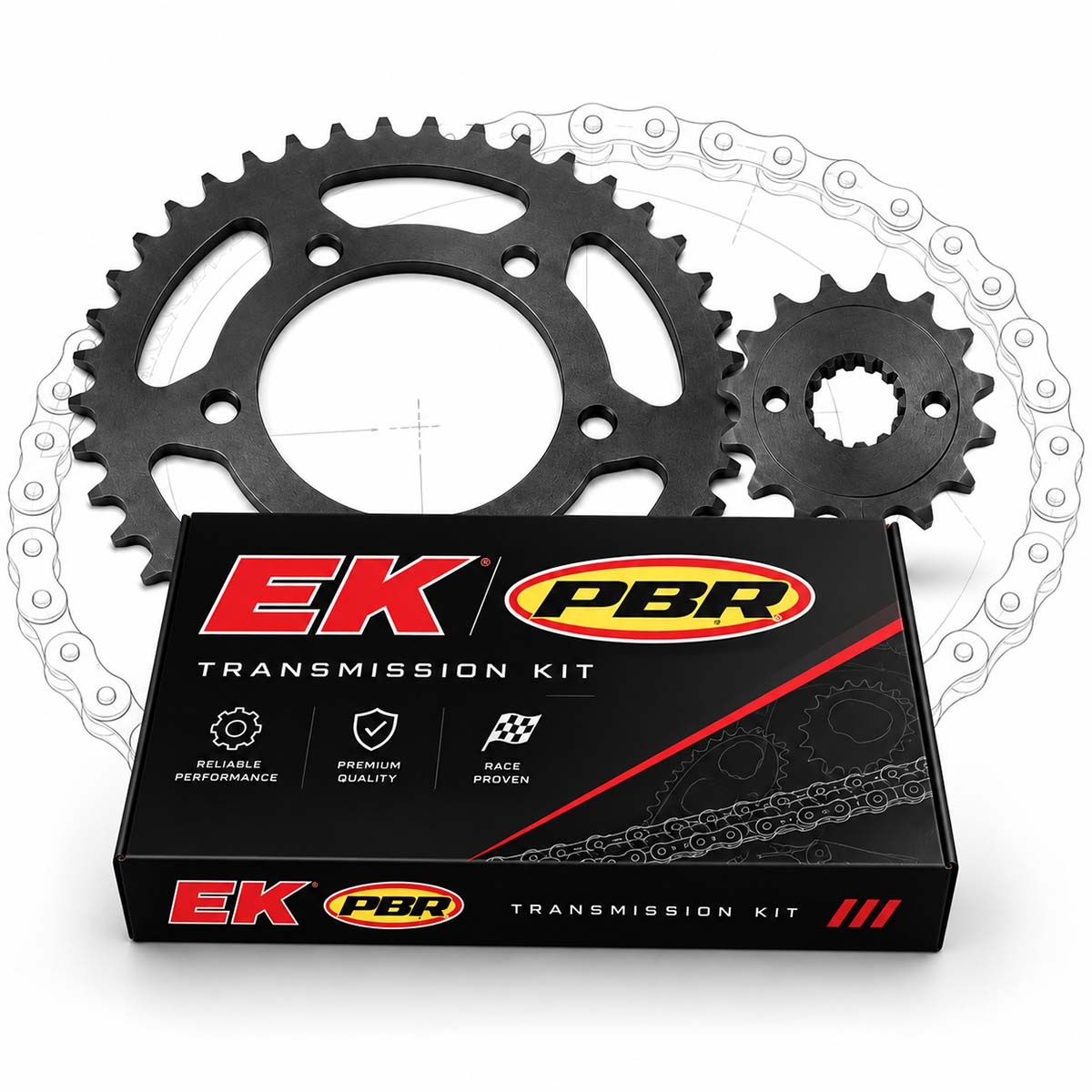 Kit arrastre EK PBR KTM Ref. 3071487 14/50