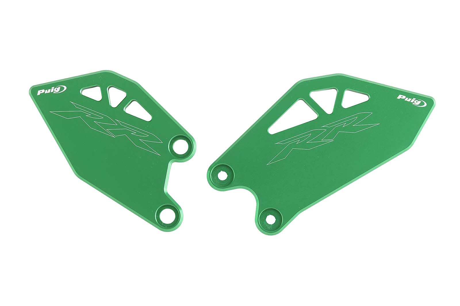Placa de talón Puig 22850V Kawasaki ZX-10R/RR 2026 Verde
