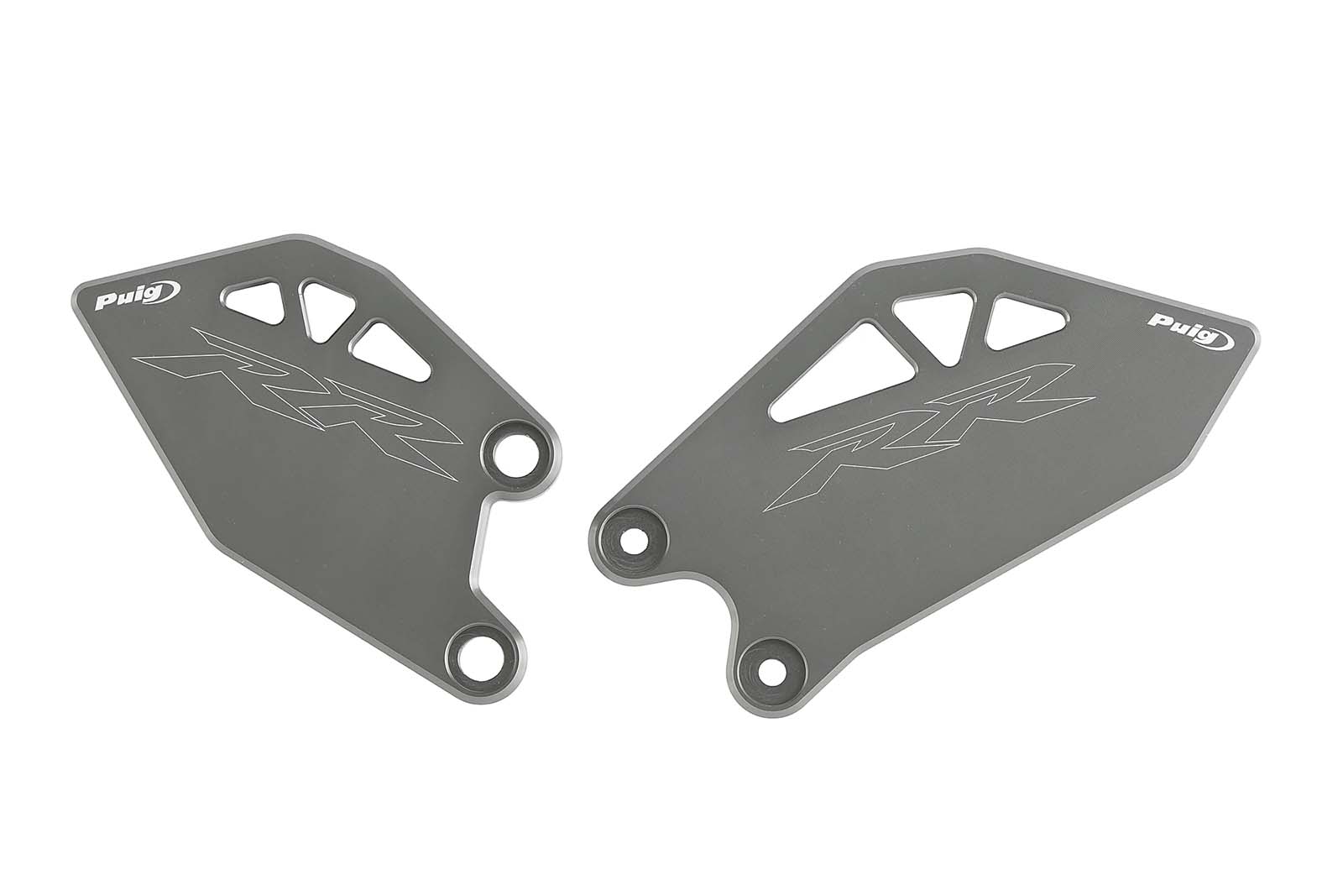 Placa de talón Puig 22850Y Kawasaki ZX-10R/RR 2026 Titanio