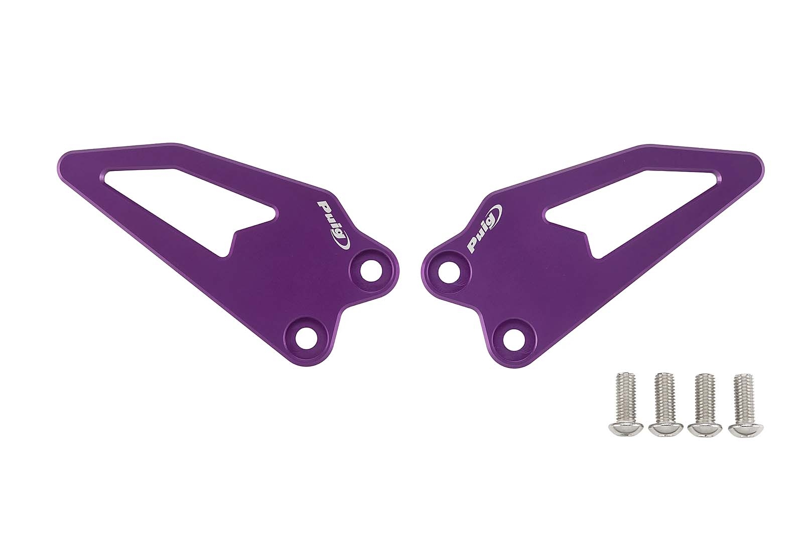 Placas de talón Puig 22650L Yamaha R9 2025 Lila