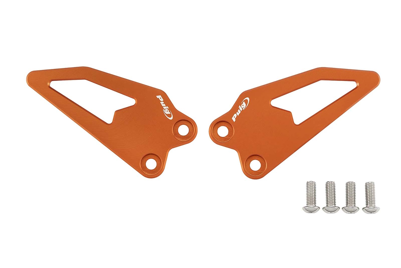 Placas de talón Puig 22650T Yamaha R9 2025 Naranja