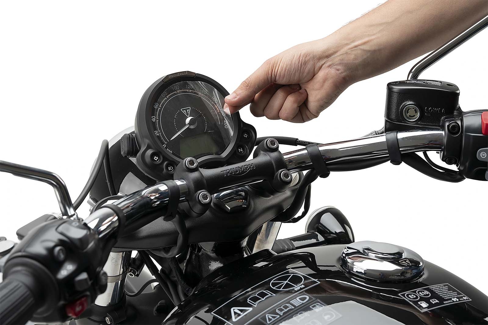 Prot. dashboard Puig 23037W Triumph Bonneville Speedmaster Transparente
