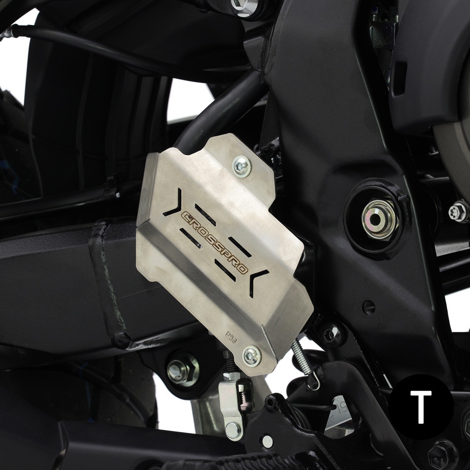 Protector de bomba de freno Crosspro Suzuki de 800 V-strom 23-24 negro texturizado