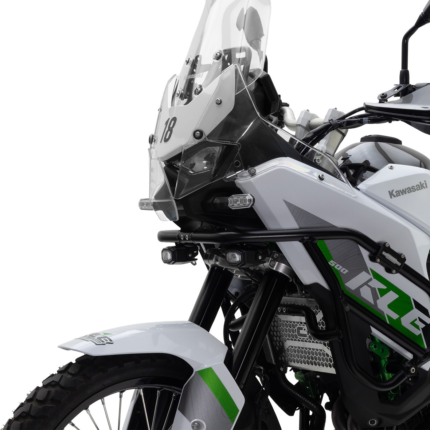Protector de faro Crosspro Kawasaki KLE 500 / KLE 500 SE 26 transparente