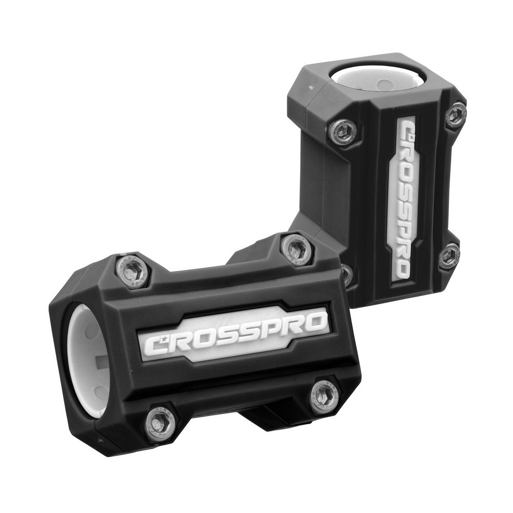 Protector de nylon para defensas Crosspro negro y blanco