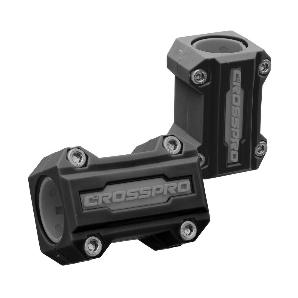 Protector de nylon para defensas Crosspro negro y gris