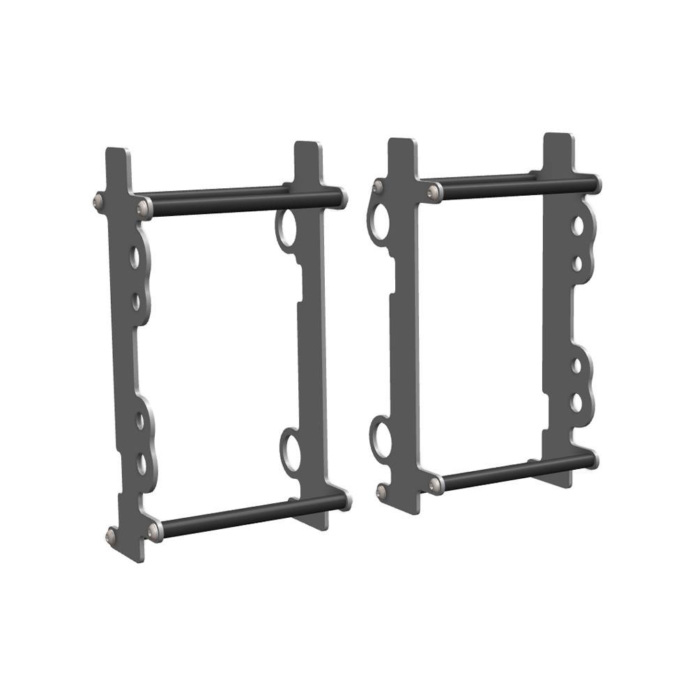 Protector de radiador Crosspro AJP PR7 650 Adventure 17-25 negro texturizado
