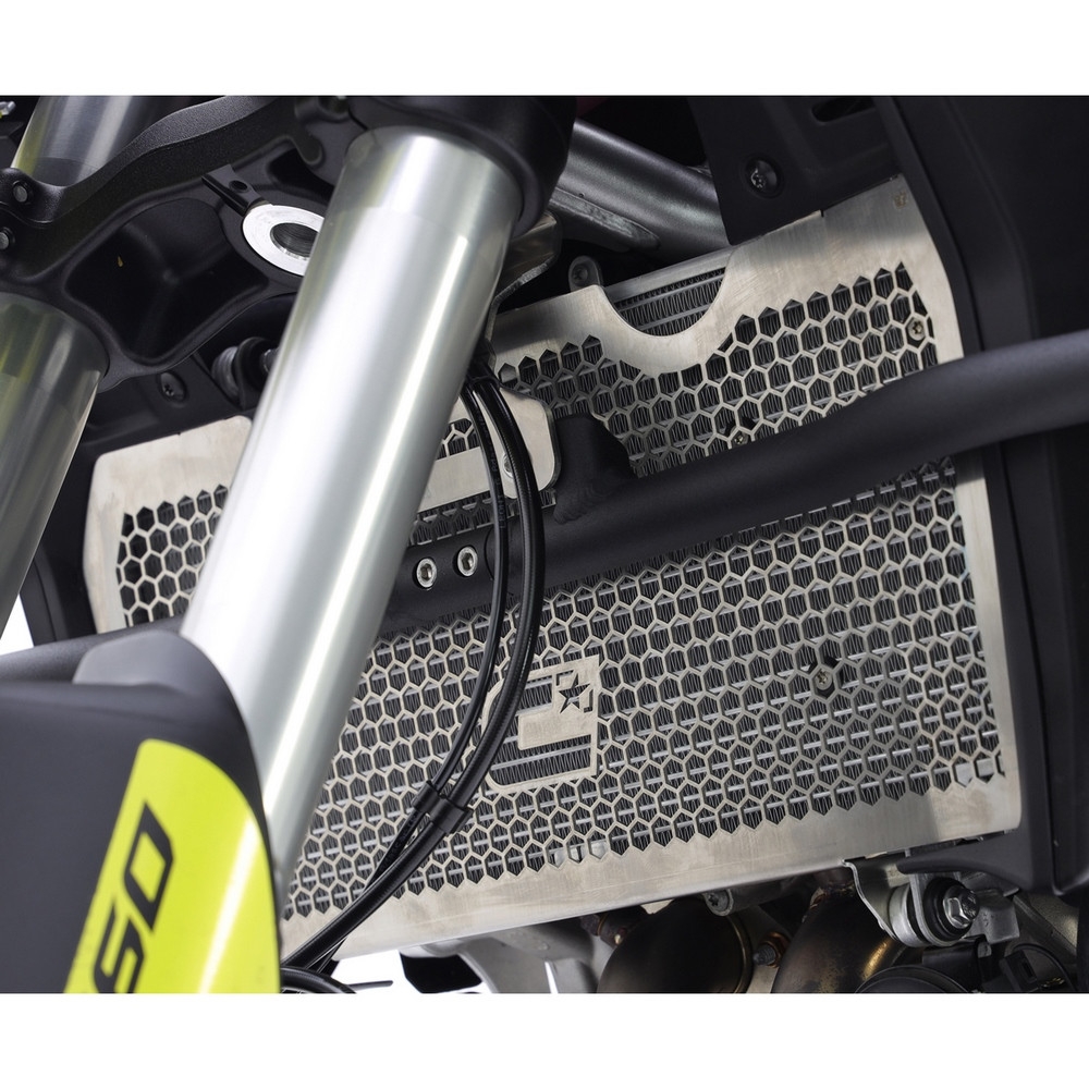 Protector de radiador Crosspro Aprilia Tuareg 660 22-25 / Rally 25 plata