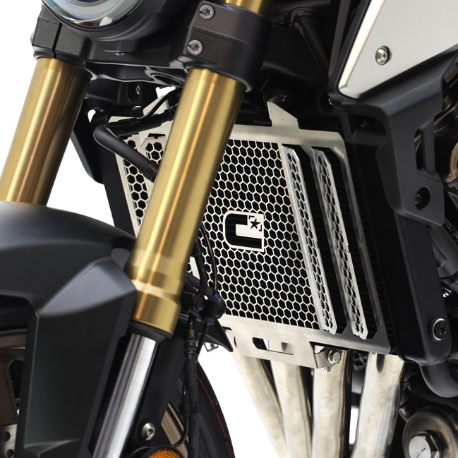 Protector de radiador Crosspro Honda CB650R 19-23 plata