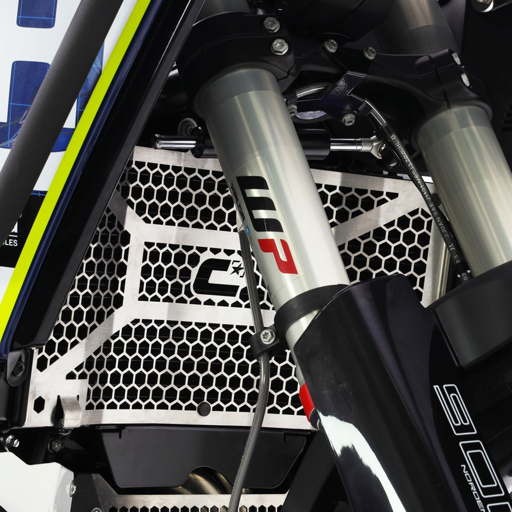 Protector de radiador Crosspro Husqvarna Norden 901 Expedition 23-25 azul