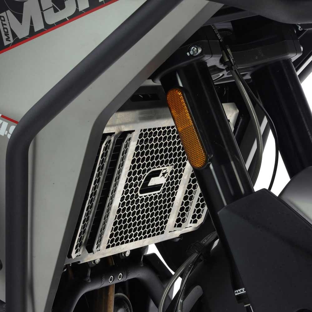 Protector de radiador Crosspro Moto Morini X-cape 649 22-23 plata