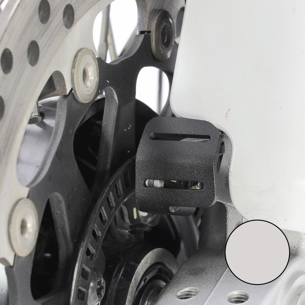 Protector de sensor ABS delantero Crosspro Ducati DesertX 22-24 plata