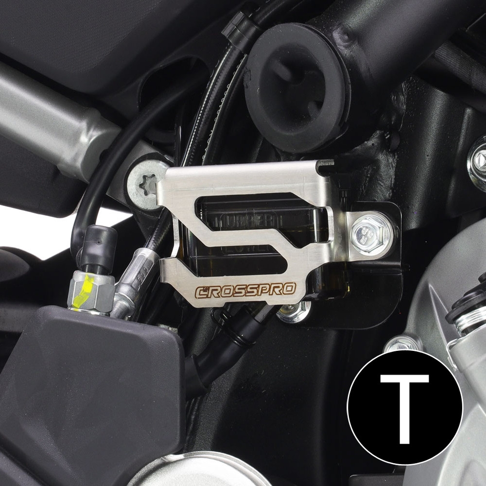 Protector del depósito de líquido de freno Crosspro CF Moto MT 450 24 negro