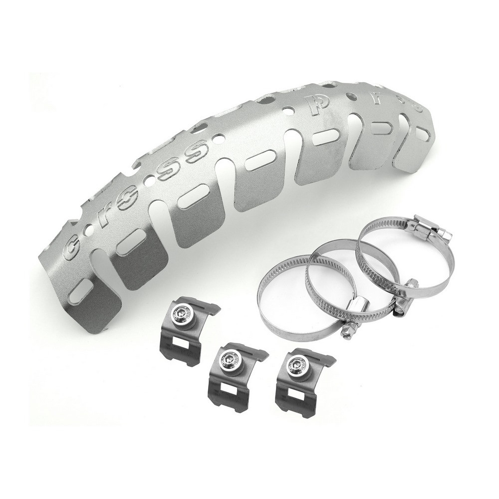 Protector universal Crosspro 4T Evo para Colector de Escape plata