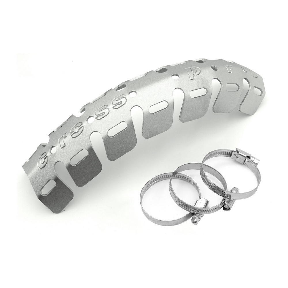 Protector universal Crosspro 4T para Colector de Escape plata