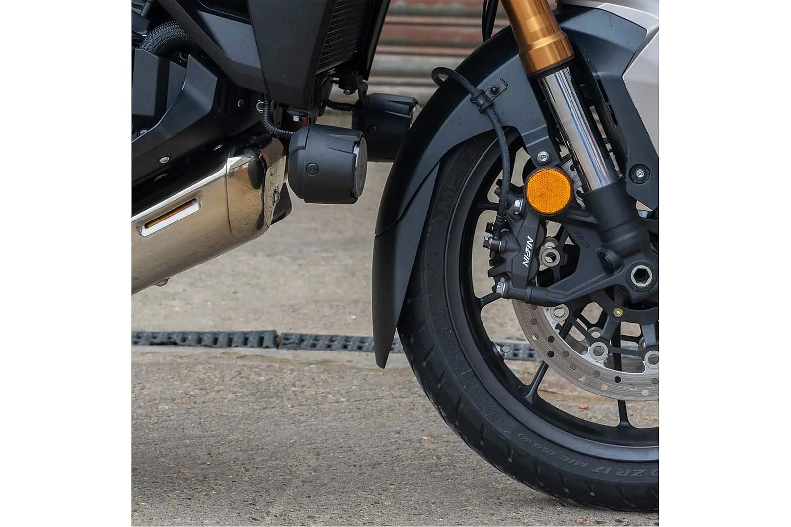 Faldón guardabarros delantero Puig 22502N Honda NT-1100 2025 Negro