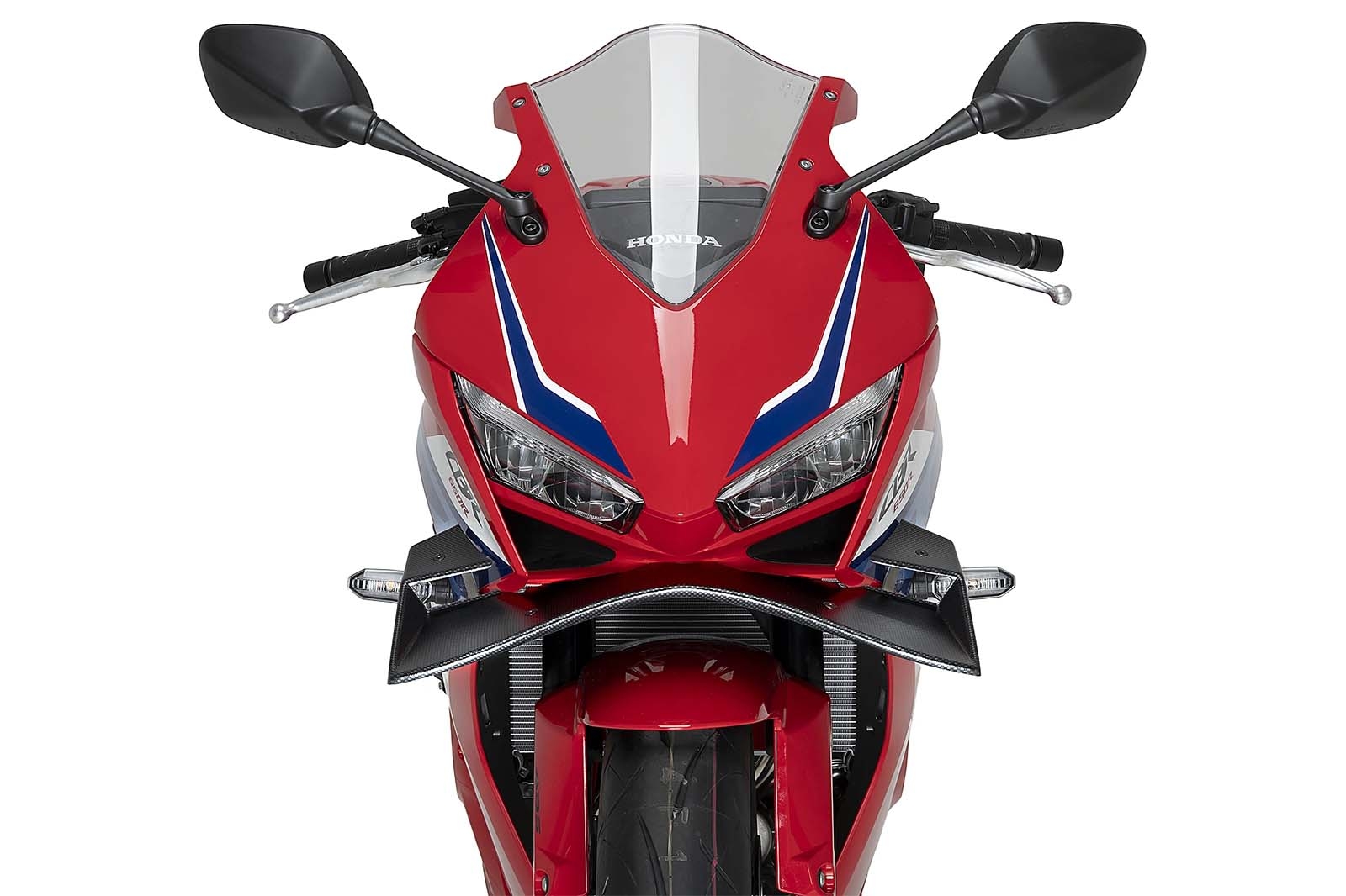 Alerón frontal GP Puig 22661C Honda CBR650R 2024-2025 Símil carbono