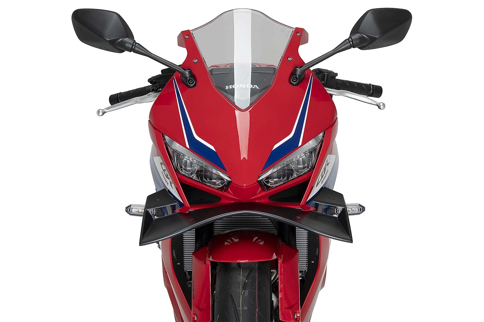 Alerón frontal GP Puig 22661J Honda CBR650R 2024-2025 Negro mate