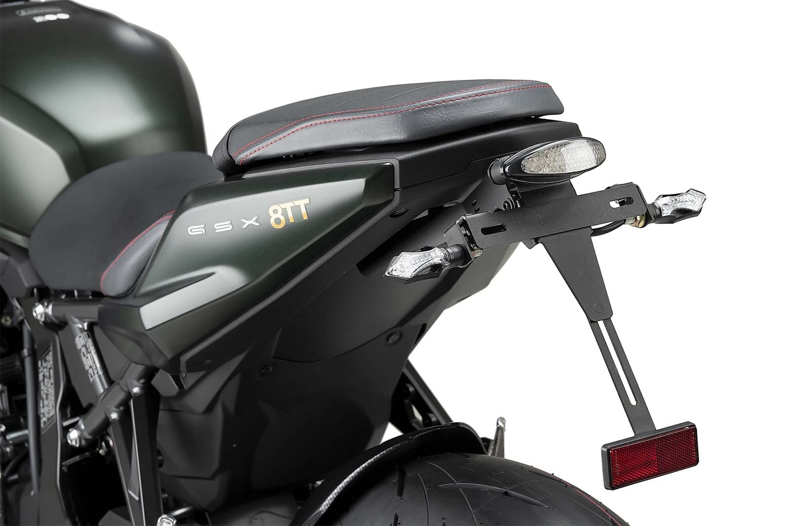 Portamatrículas Puig 22685N Suzuki GSX-8TT 2025 Negro