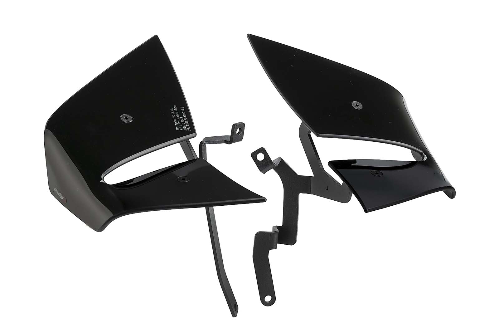Alerones D12 Puig 22781N Kawasaki Z1100 2025 Negro