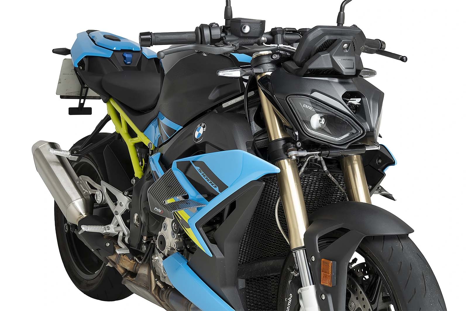 Alerones D12 Puig 22788C BMW S1000R 2025 Símil carbono