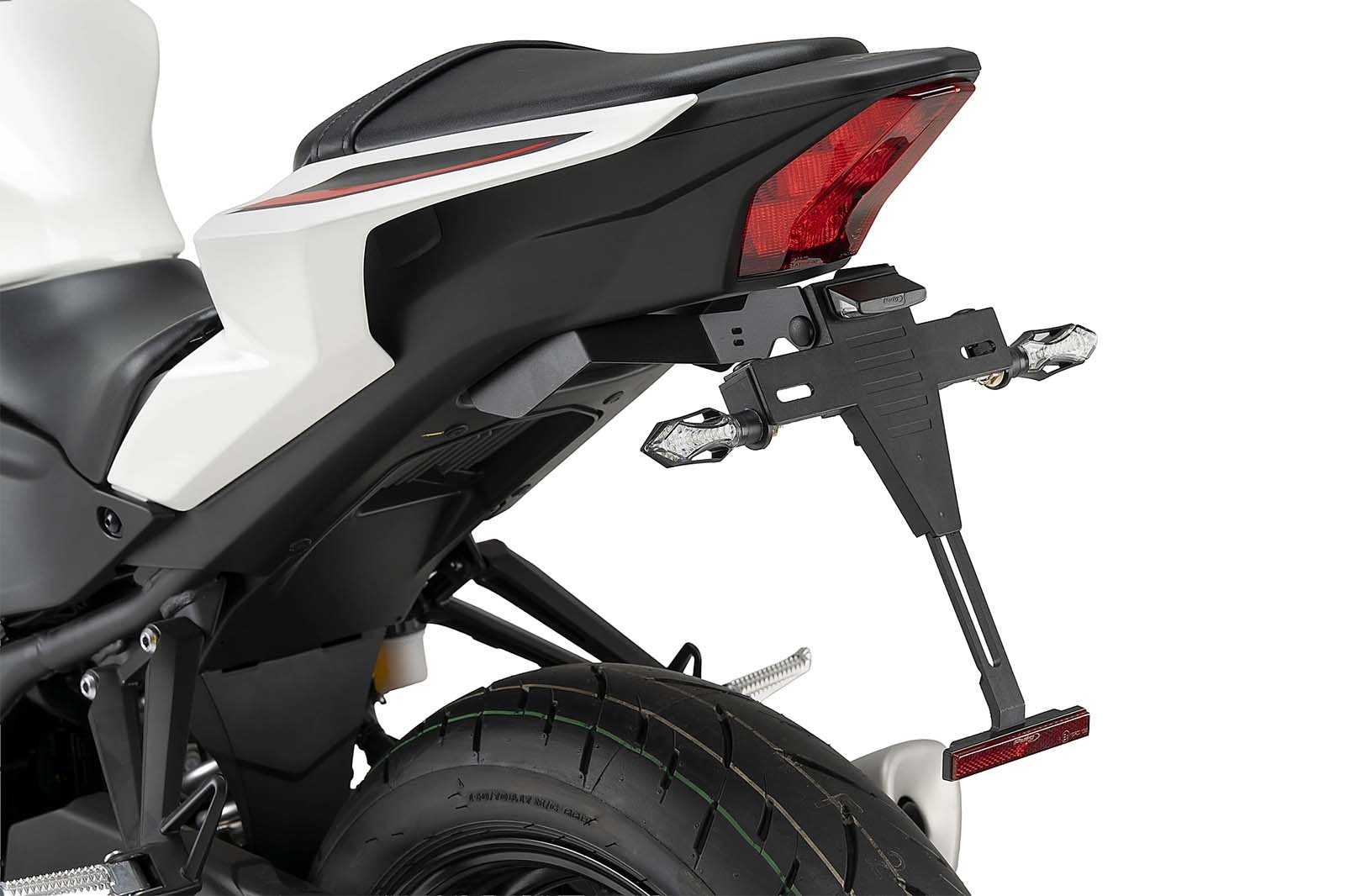 Portamatrículas Puig 22790N Yamaha R3 2025 Negro