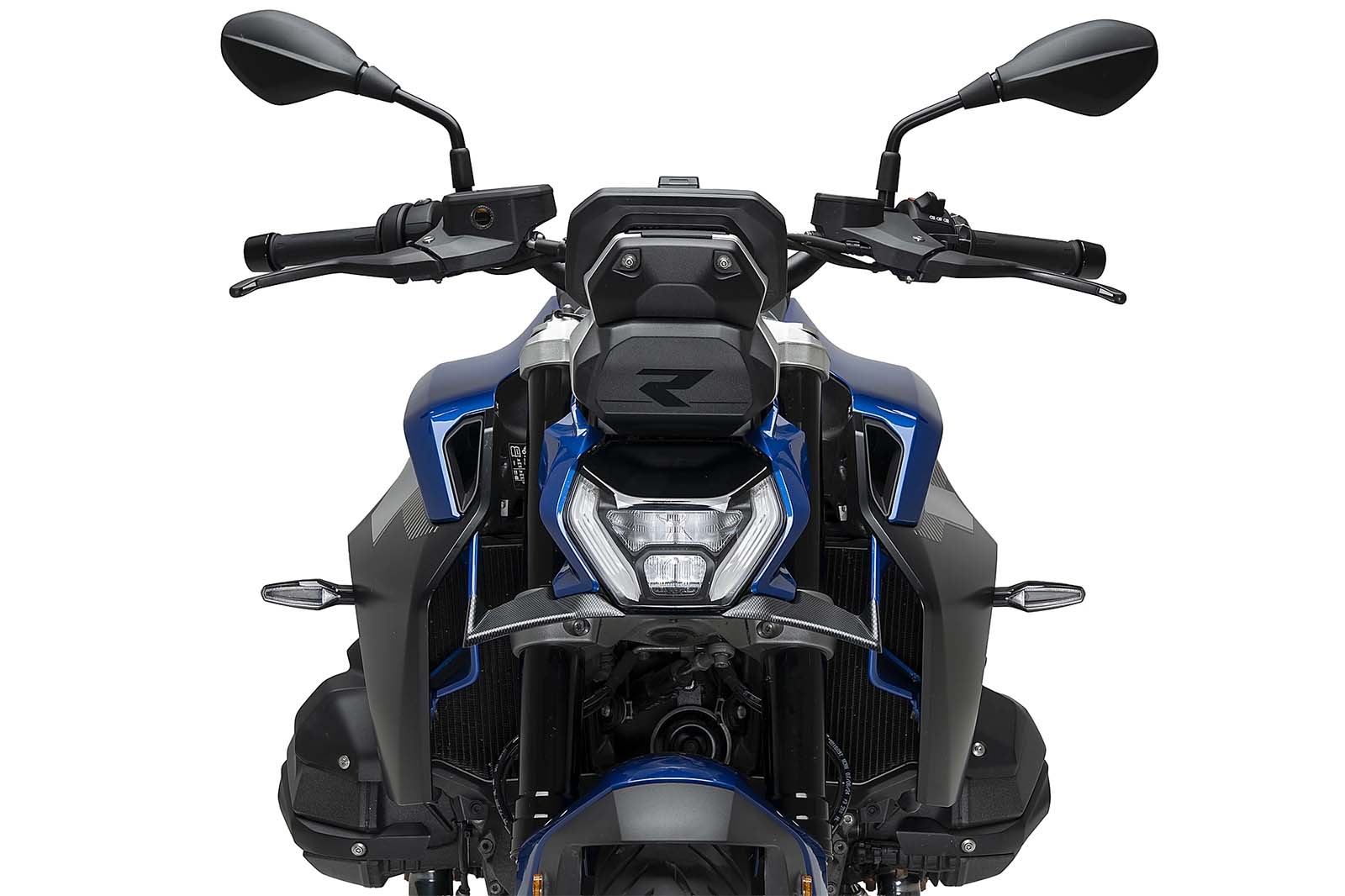 Alerón frontal Naked Puig 22821C BMW R1300R 2025 Símil carbono